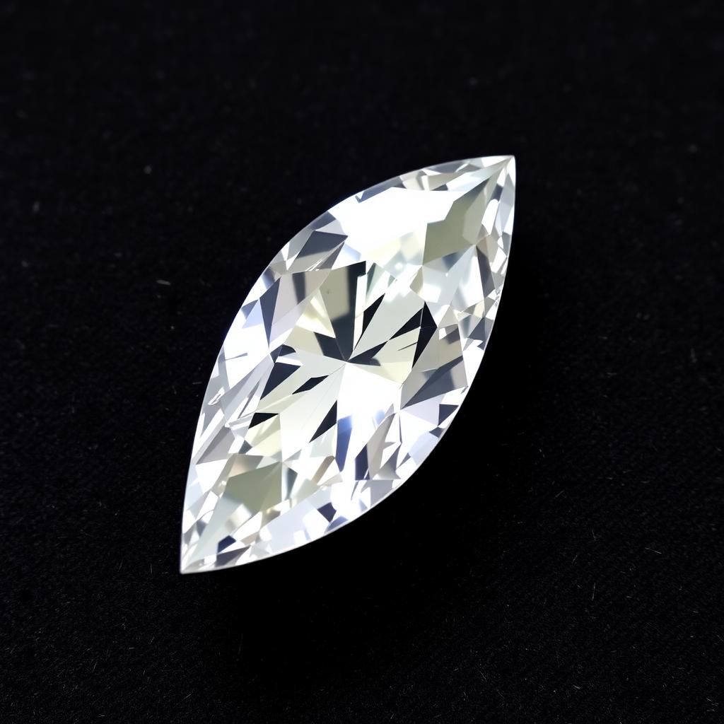 Marquise cut natural diamond