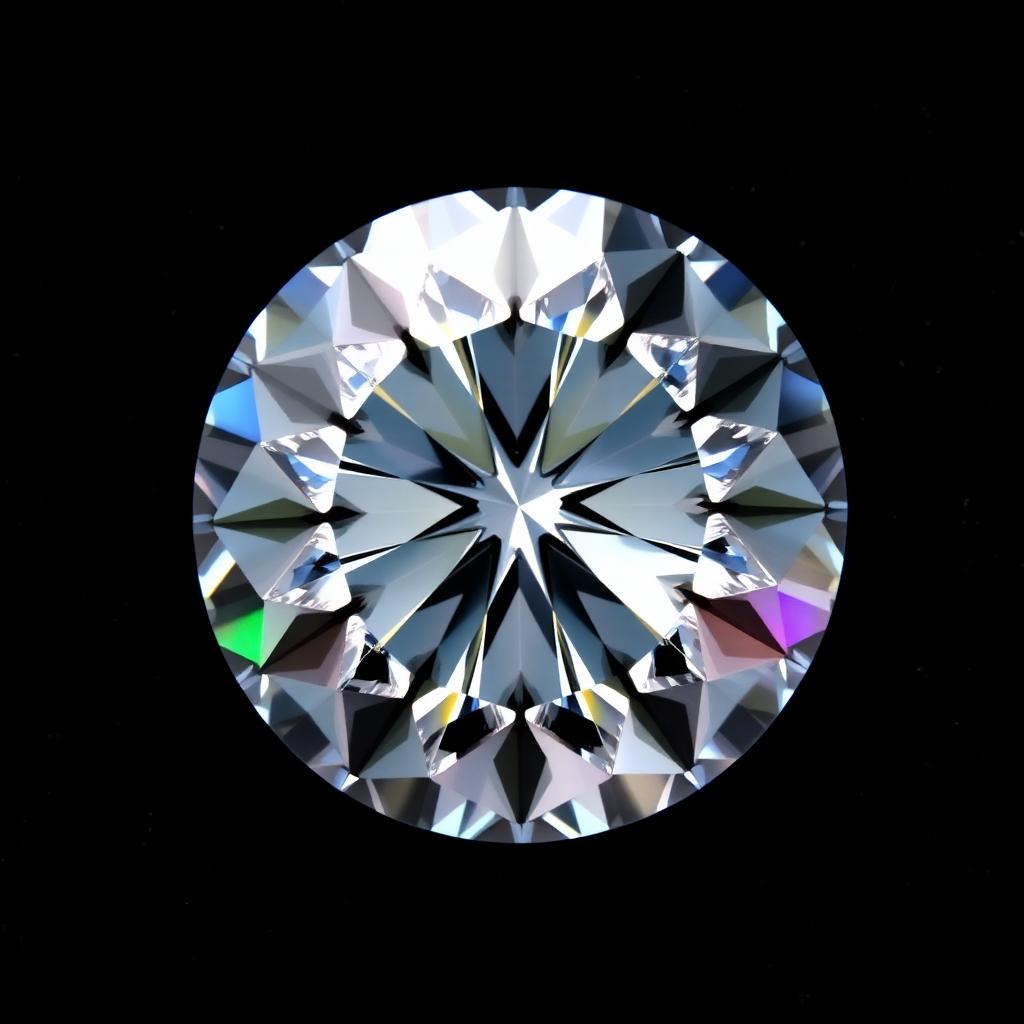 Round Brilliant cut natural diamond