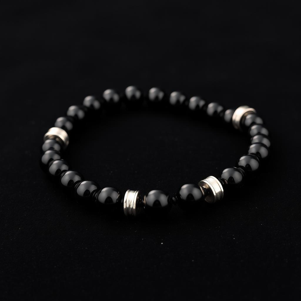 Black Tourmaline — Protection numerology bracelet — Black Tourmaline